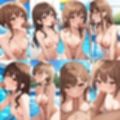 貸し切りプールでフ〇ラさせまくった【500枚】