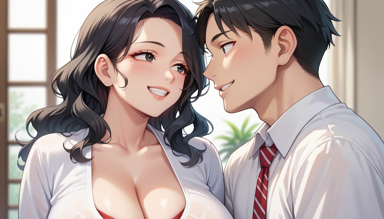 上司の爆乳妻を寝取ってみた 画像1