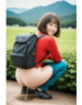 ハイキング野ション