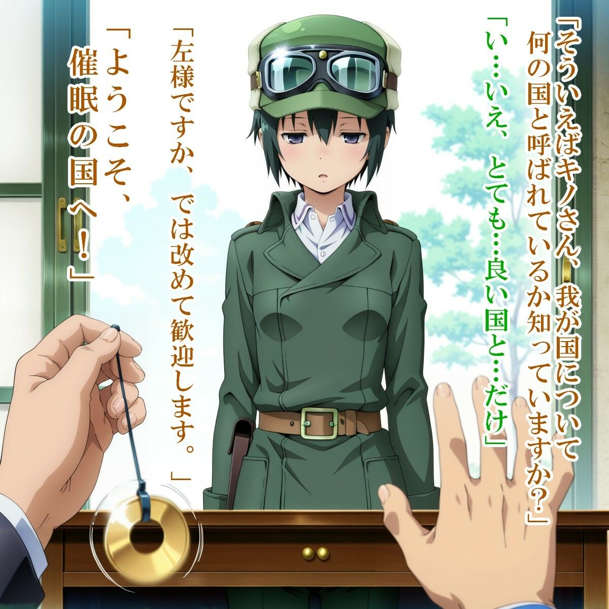 サンプル画像4:催●の国・前篇（キノ〇旅）(kamonohashi-ai) [d_579538]