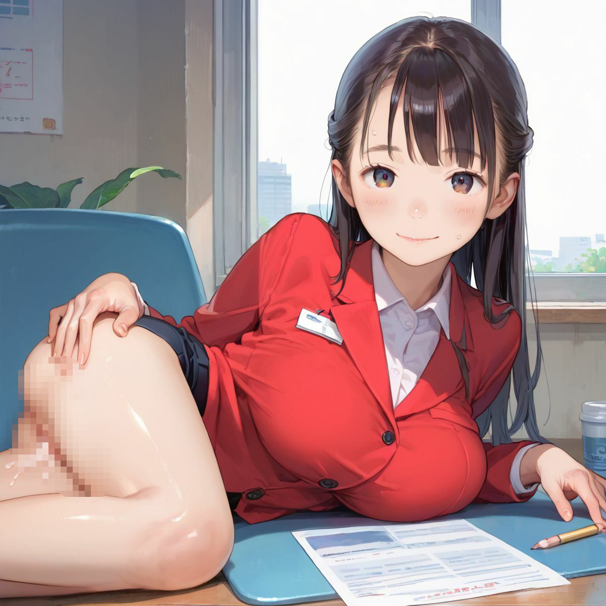 童顔巨乳黒髪就活生がインターン先でおフェラしてくれる05_7