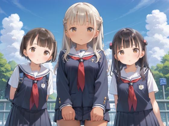 すじまんロリっ子たちにえっちな性教育_1