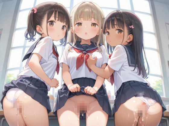 すじまんロリっ子たちにえっちな性教育_7