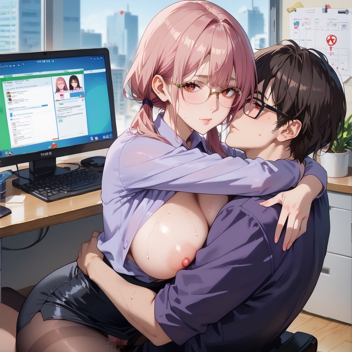 えろえろ先輩OLと秘密の時間外労働5 画像2