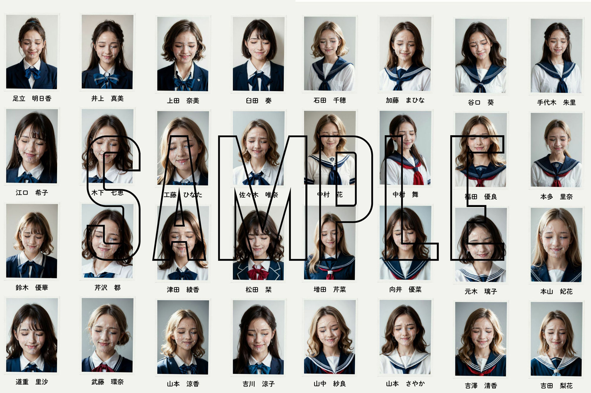 サンプル画像3:ぶっかけ卒業アルバム(B.B.I (Bukker’s BUKKAKE Images)) [d_579636]