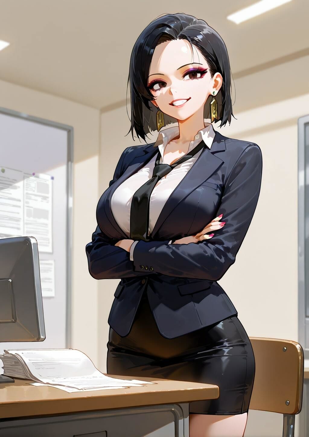 サンプル画像1:【イラスト集】（自称）サバサバ系女子(DreamReal出版社) [d_579798]