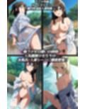 濡れ透け＆半脱ぎフェチ特化 2010年代アニメ作画特集 艦隊少女たちの温泉/入渠撮影会 その2 -500枚を撮影-