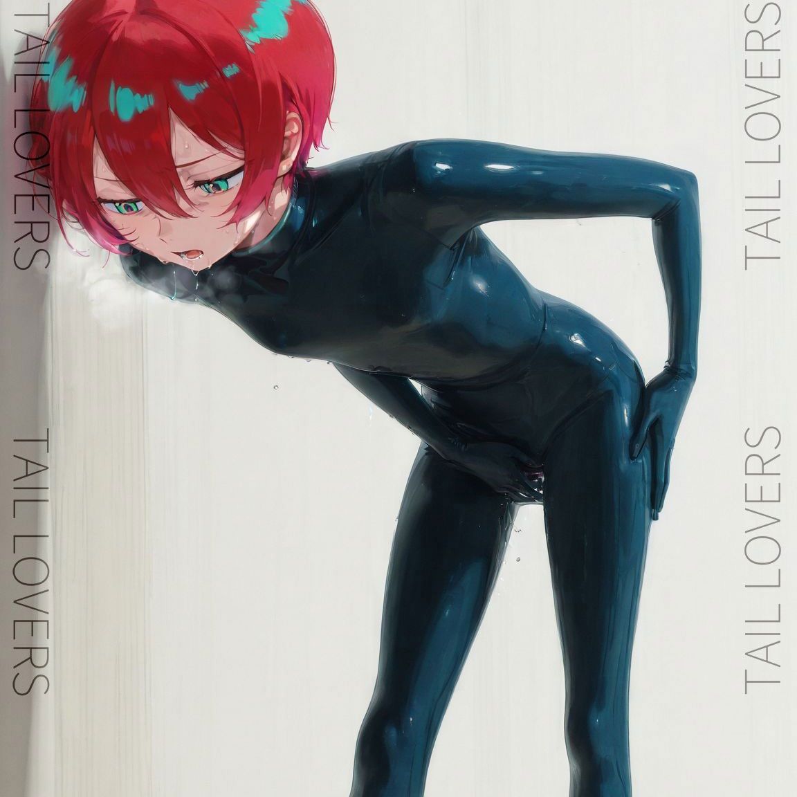 変態ぴっちりクラバスーツ|Ballet Heels & Latex Bodusuit【83枚】 画像4