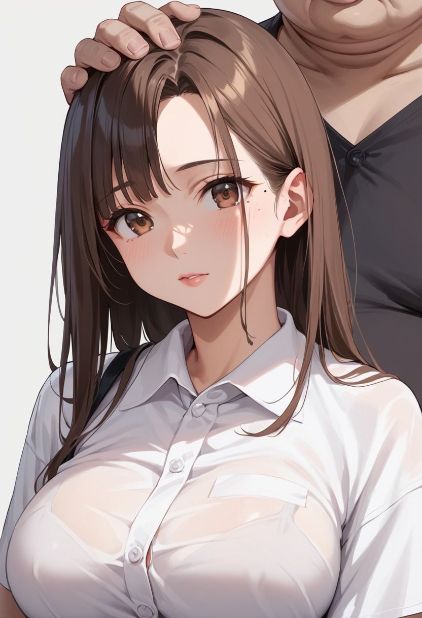 清楚な女子校生が中年オヤジの性処理担当 画像9
