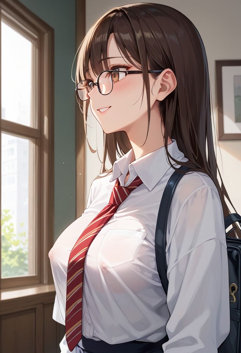 巨乳の生徒会長に種付け性教育 画像2