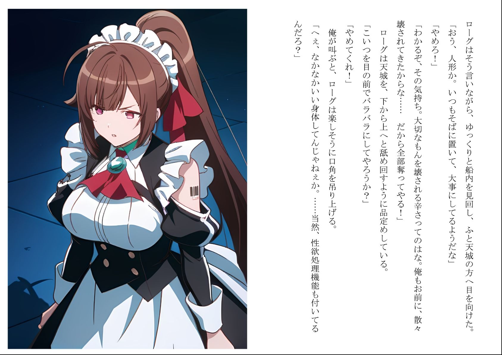 サンプル画像4:俺は、大切なメイドがネトラレ寸前な、性感国家の悪徳領主！（ノベル版）(ありす) [d_580014]