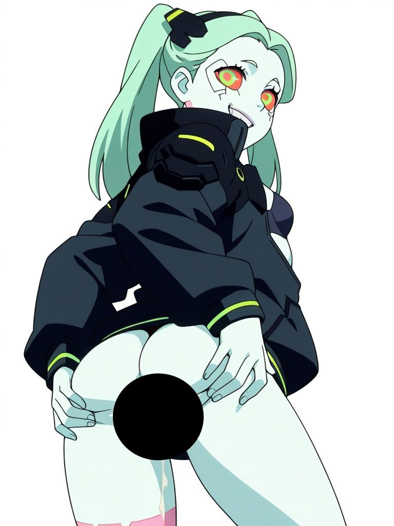 『サ〇バーパンク2077-エッジランナーズ-』ヒロイン脱がしてみた ムキムキ色黒モブがヤリたい放題 スマホでも見やすい縦型 シチュエーション&クオリティ厳選済み300枚! 画像5