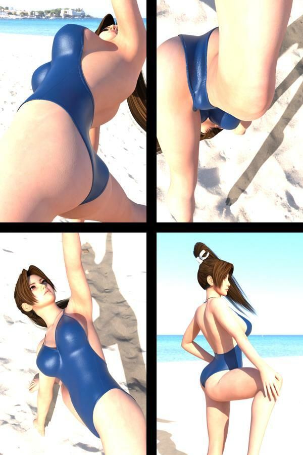 【TD100】元祖セクシー女性格闘家『不知火舞(しらぬいまい)』の写真集SexyNinja-38_3