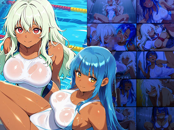 競泳部褐色姉妹が顧問と水着のまま孕ませ交尾【4K】【400枚】 画像1