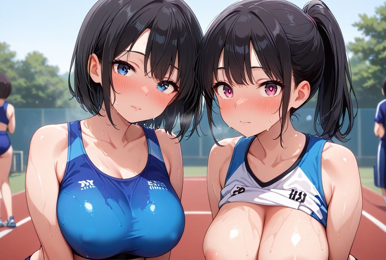 サンプル画像6:生ハメ大乱交！女子陸上部を全員オナホ扱いにする(むちふわドーナツ) [d_580071]