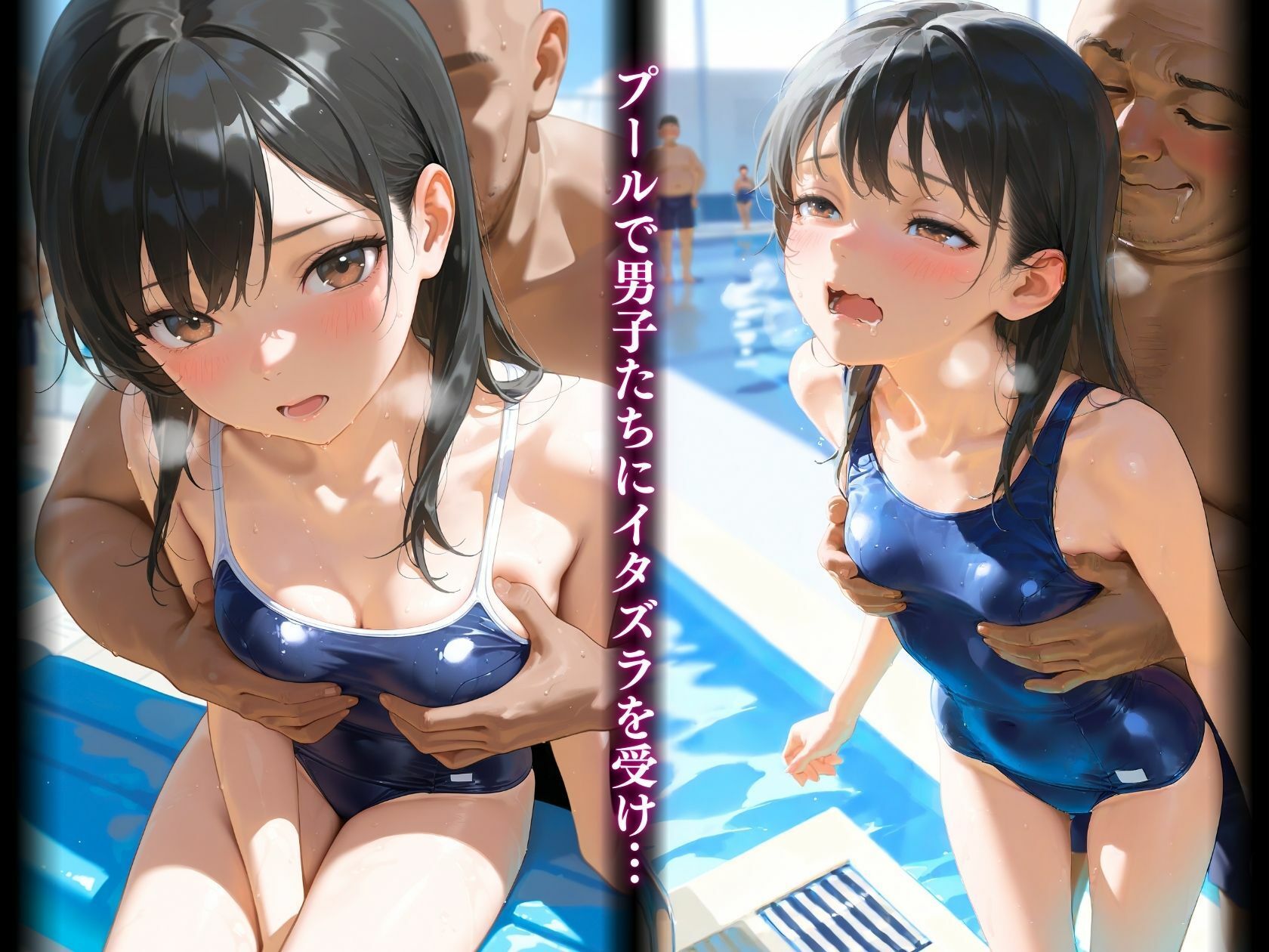 清楚な水泳部悦楽堕ち「だめ…こんなところで…」 ぷち☆ヘブン エロ画像4