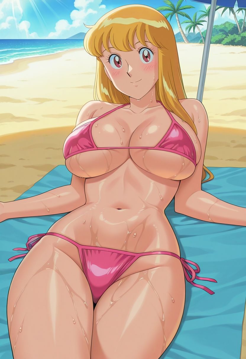 えっちなビキニのお姉さん 麗子ver. 画像1