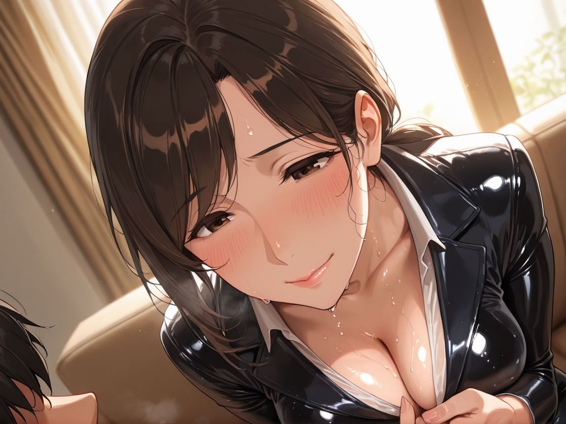 サンプル画像1:義母のむっちむちスーツに燃える衝動〜無自覚な誘惑でとろけ合う秘めた面接レッスン〜(ナポリたん) [d_580212]