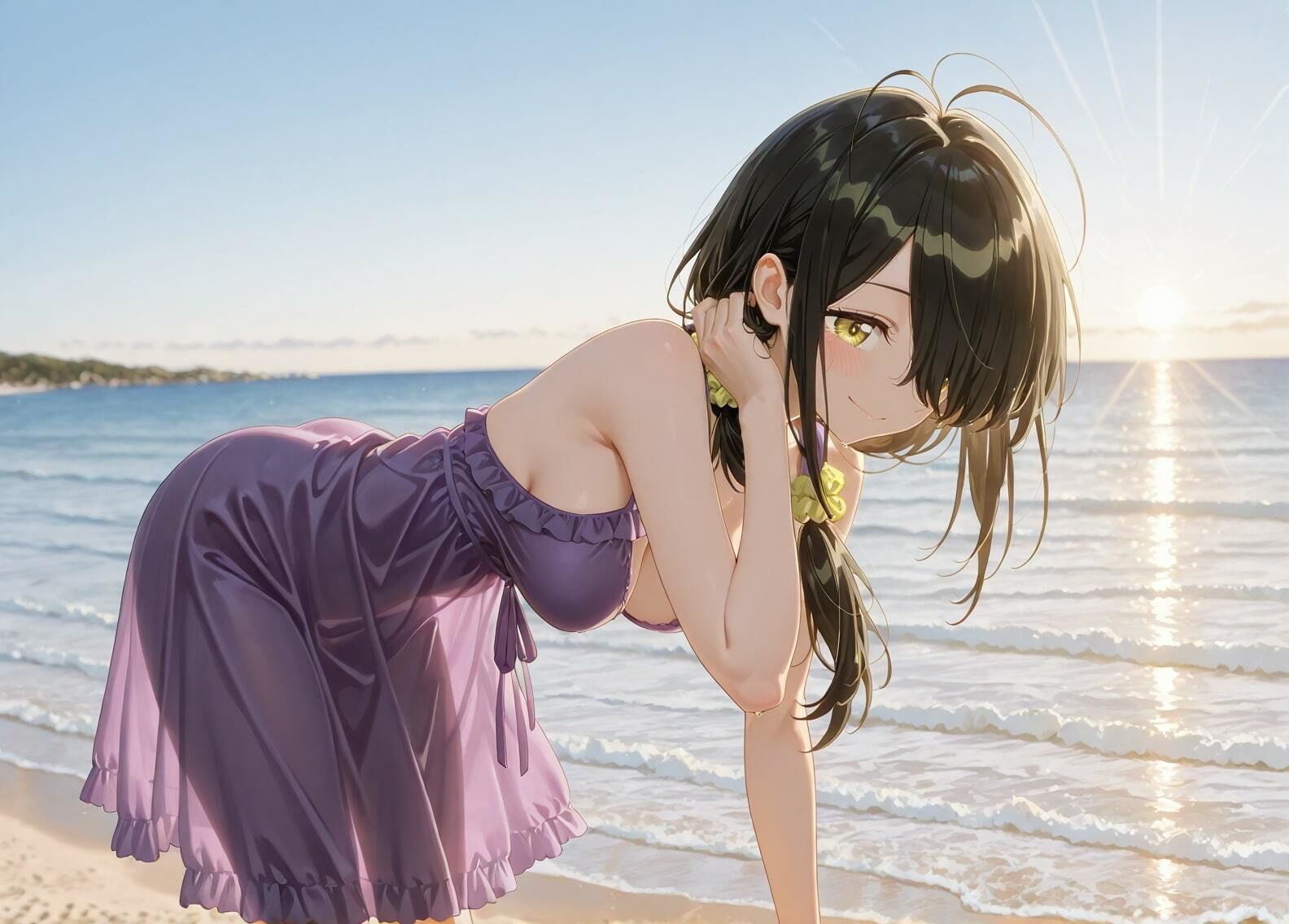 サンプル画像1:「紫雲寺家の子〇たち」紫雲寺ことのセクシー写真集3（全500枚）(人の海) [d_580220]