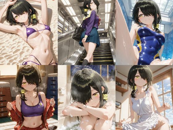 「紫雲寺家の子〇たち」紫雲寺ことのセクシー写真集3(全500枚)【人の海】