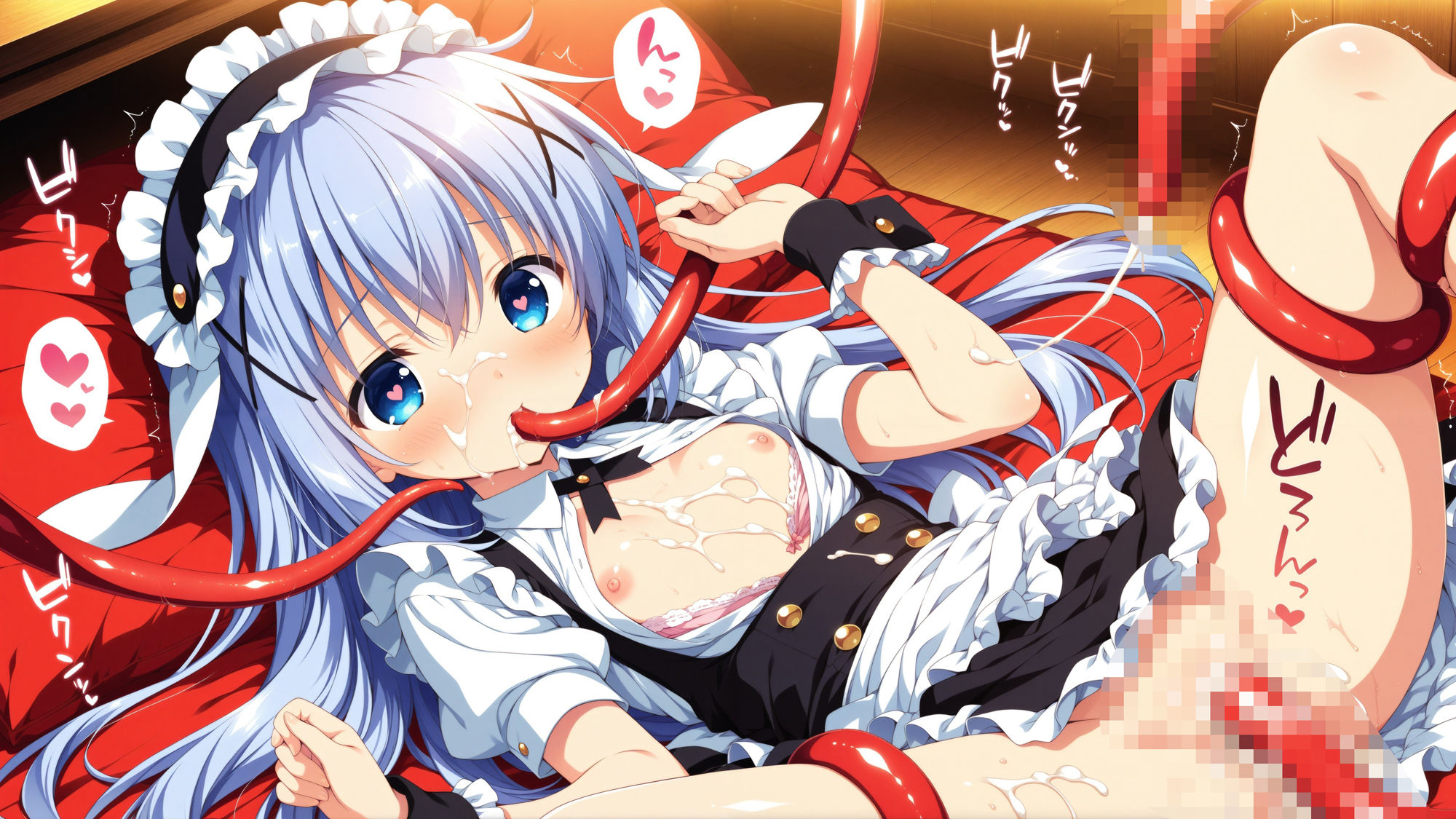 サンプル画像2:触手に囚われた少女達 〜ごちうさ編〜 Vol.3(星のアトリエ) [d_580242]