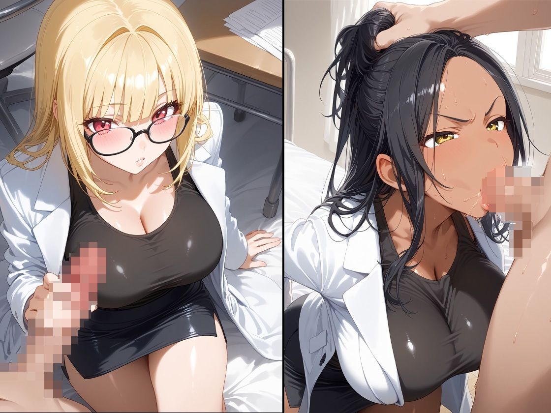 サンプル画像3:保健の先生はみんなの肉便器2(猫P2) [d_580297]