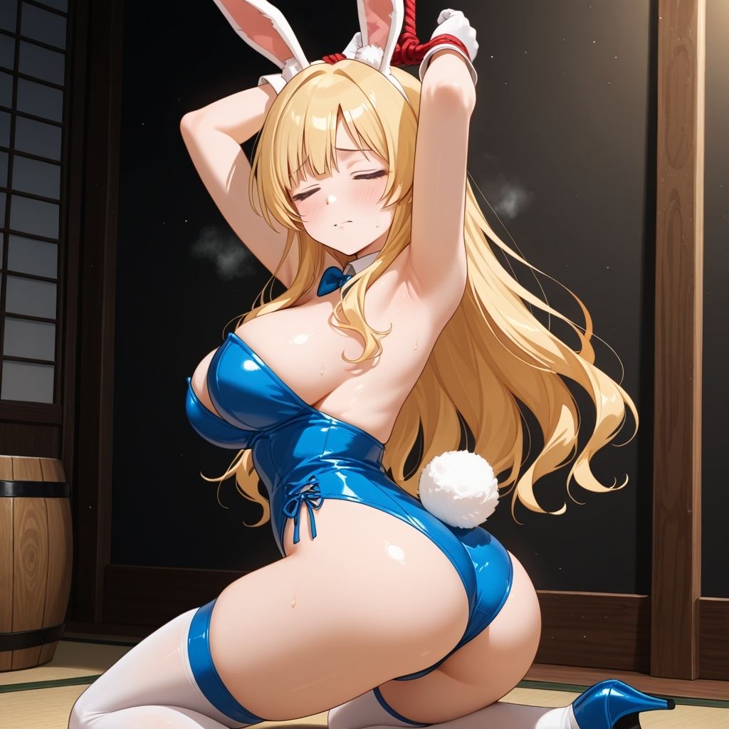 サンプル画像3:フェチコレVol.75 金髪巨乳バニーガールの巨尻を眺めるだけ【総枚数250枚】(満点星) [d_580299]