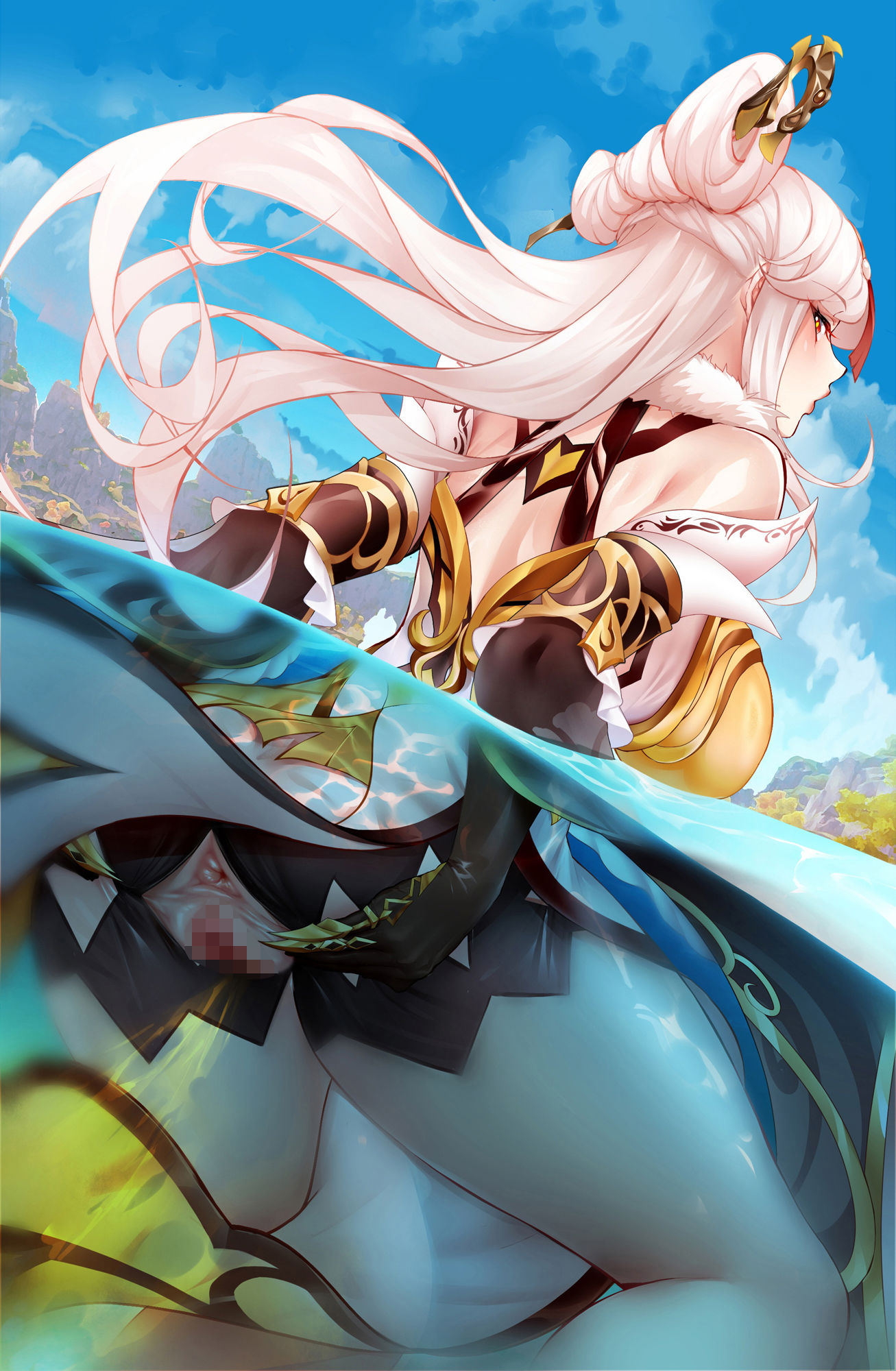 サンプル画像5:河童は原Oの美女達のケツ穴から、エグいもん盗んでった。(NEKOUJI) [d_580314]