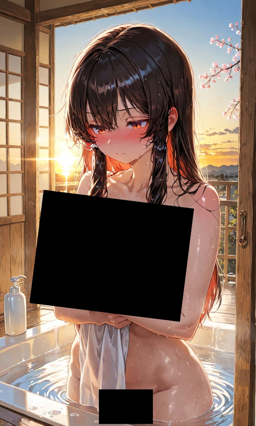 魔理沙は霊夢のえっちな写真を撮りたいようです。vol.55〜春の晴れた朝の風呂編〜 画像9