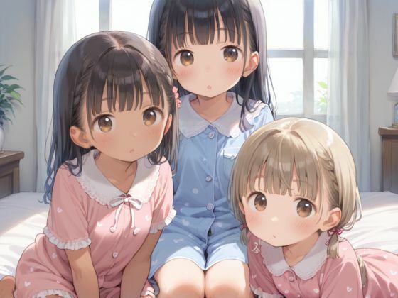 サンプル画像1:ぷにまんロリっ子少女たちと調教お泊まりデート！(おちんこぽん) [d_580531]