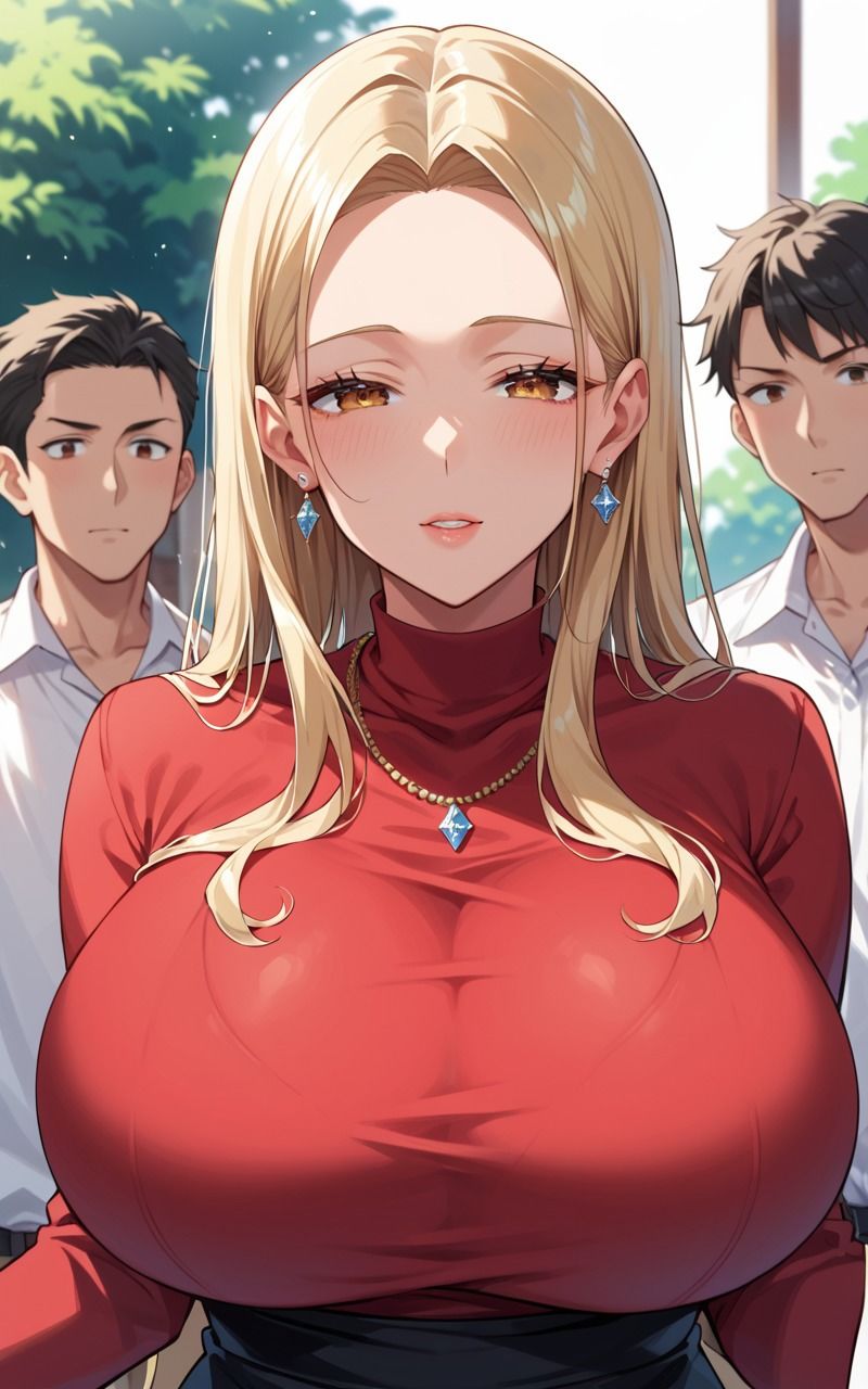 巨乳人妻が淫乱すぎて寝取りました 画像1