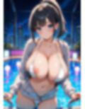 ナイトプールのささやき〜極小ビキニと密やかな接触〜