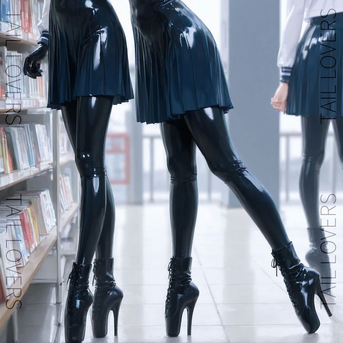 サンプル画像5:護謨学院『バレエヒール月間』｜30 Days of BalletHeels Training【220枚】(TAIL LOVERS) [d_580583]