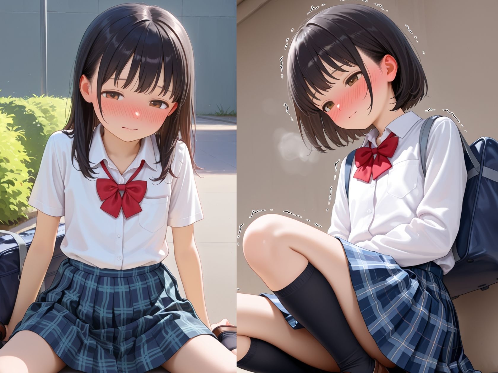 夏休みの性課題で教え子のちっぱい少女を制服・スク水でハメまくる1
