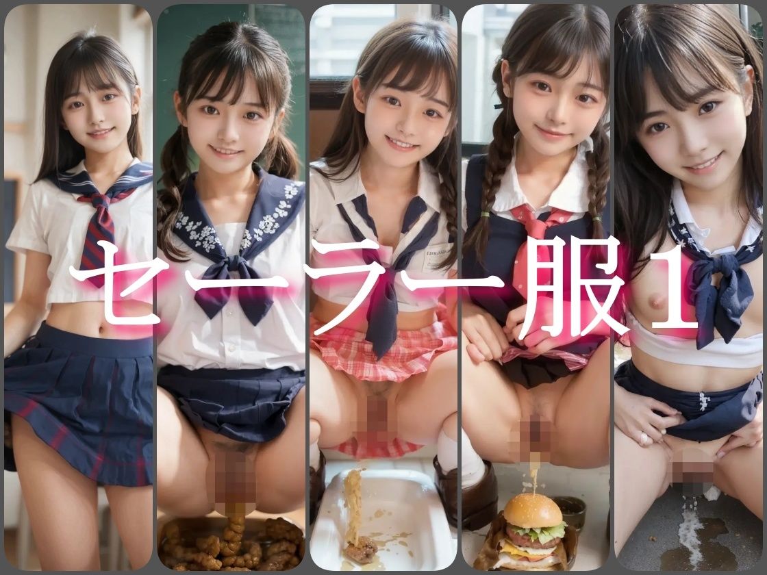 サンプル画像1:AI美女たちの排泄アルバム Vol.5(べっぴんアート) [d_580634]