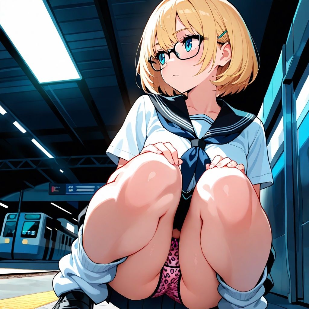 ルーズソックスJK パンチラ盗撮 画像3
