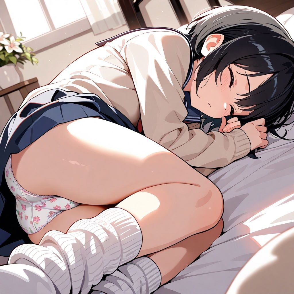 ルーズソックスJK パンチラ盗撮 画像7