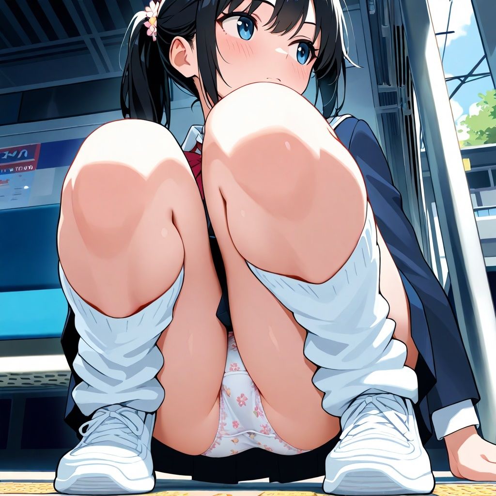 ルーズソックスJK パンチラ盗撮 画像8