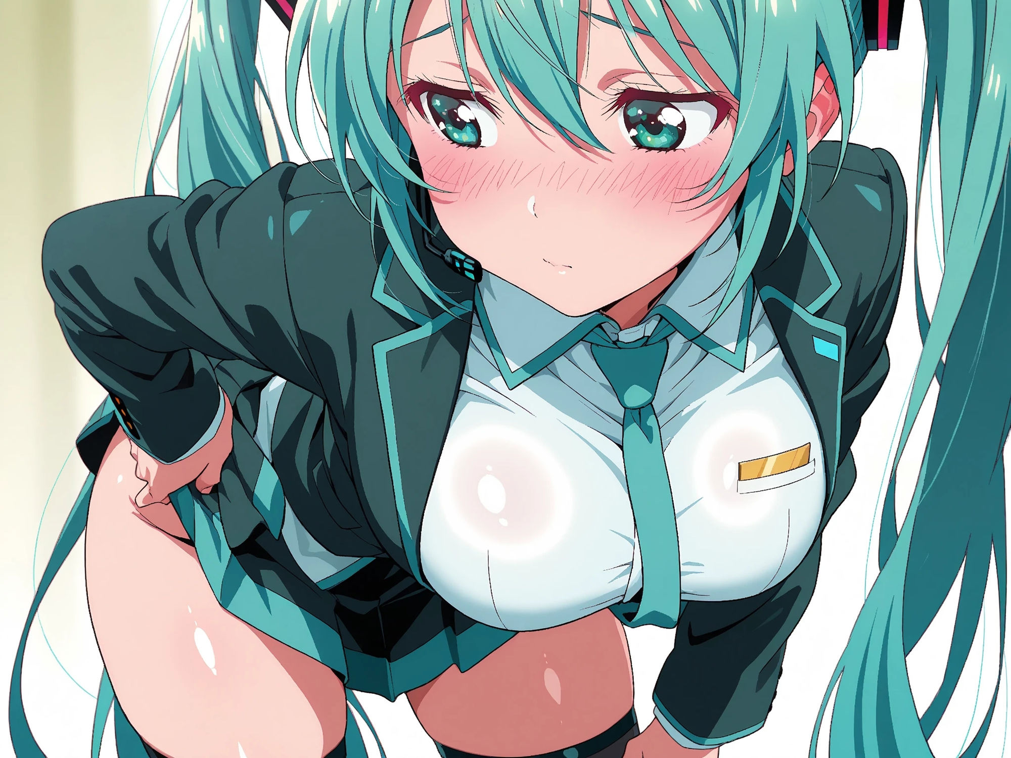 サンプル画像2:【発情ヒロイン】初●ミク  教室で種付けSEX編(画像生成マン) [d_580748]