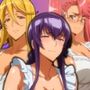横乳はみ出す裸エプロン 3キャラ500枚