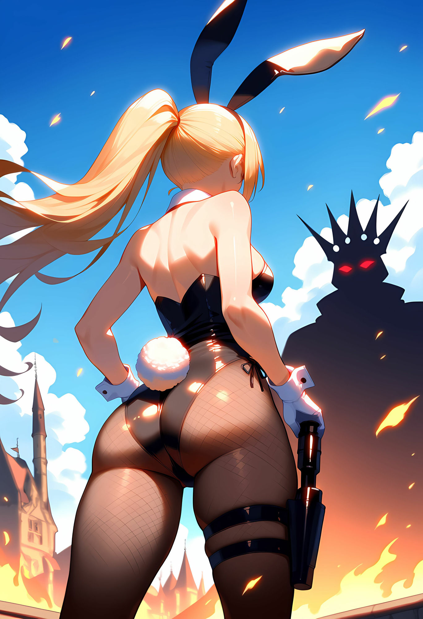 サンプル画像1:バニーガール戦士カレン ─敗北、そして陵●(欲情回路Ω) [d_580875]