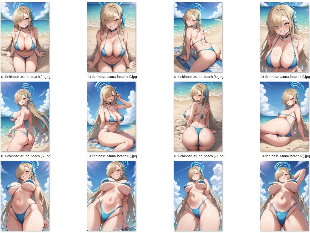 サンプル画像5:ブルア○なヌーディストビーチ(モザなし研究会) [d_580940]