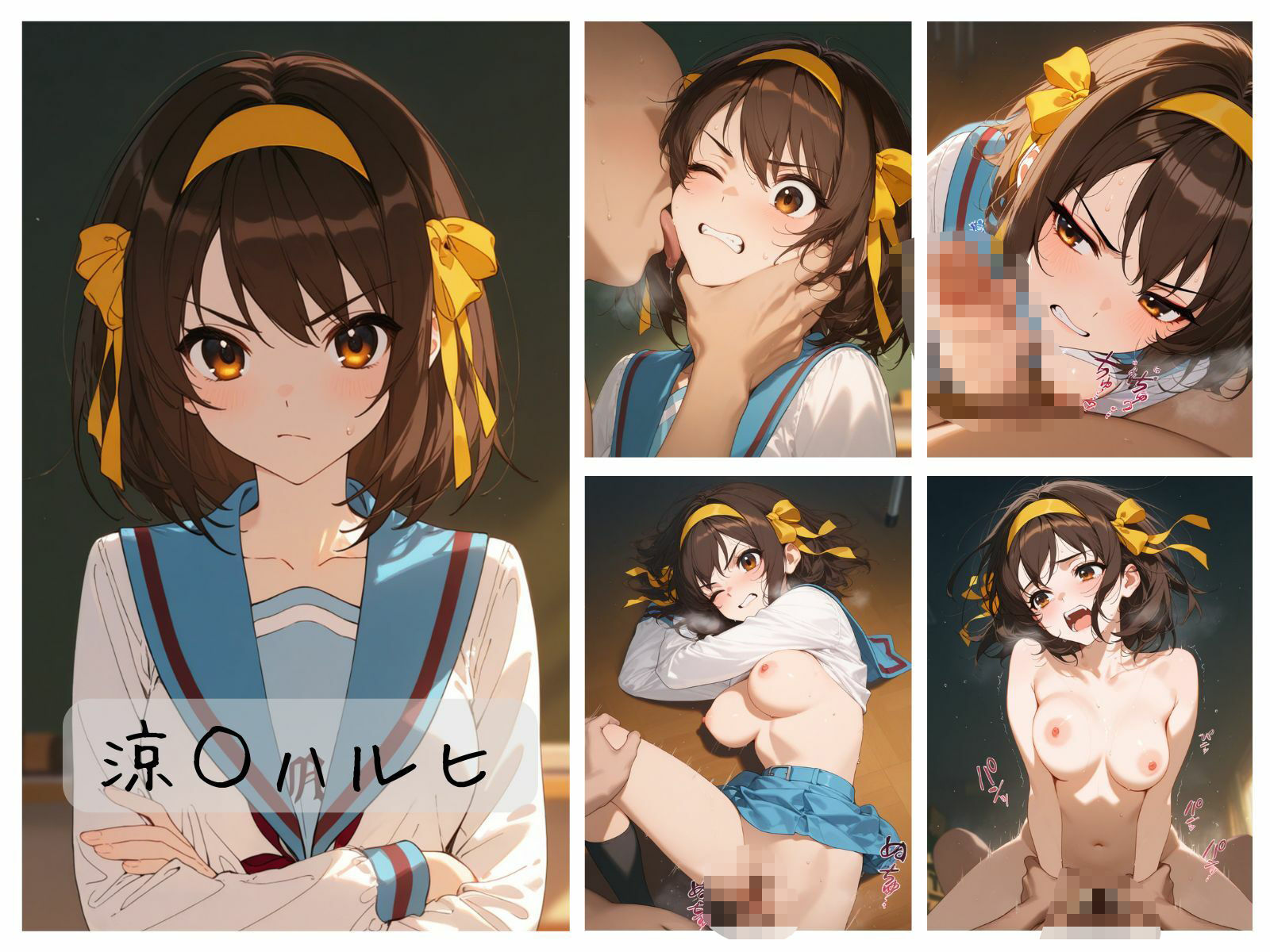 サンプル画像1:涼〇ハルヒのわからせまとめ(memento森) [d_580955]