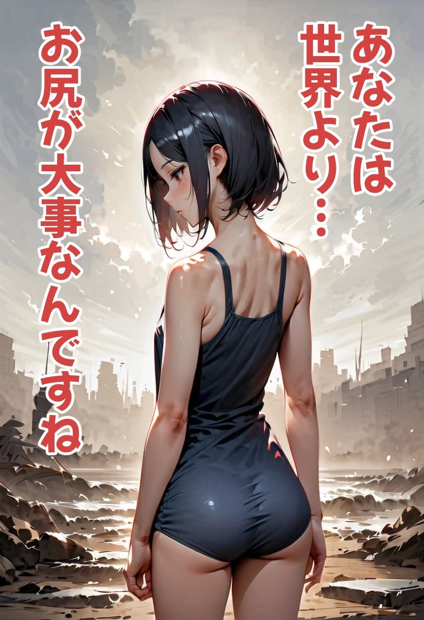 足刈がイク! スク水の尻を見る編 画像10