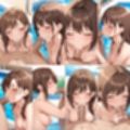 貸し切りプールで顔射しまくった【500枚】