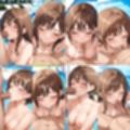 貸し切りプールで顔射しまくった【500枚】