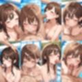 貸し切りプールで顔射しまくった【500枚】