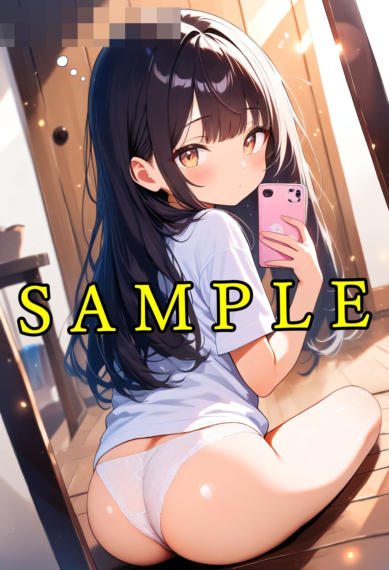 サンプル画像5:秘密の自撮り画像  ang10シリーズ(まめまめクリ子2D) [d_581038]