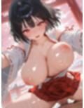 巨乳巫女とハーレムエッチ6