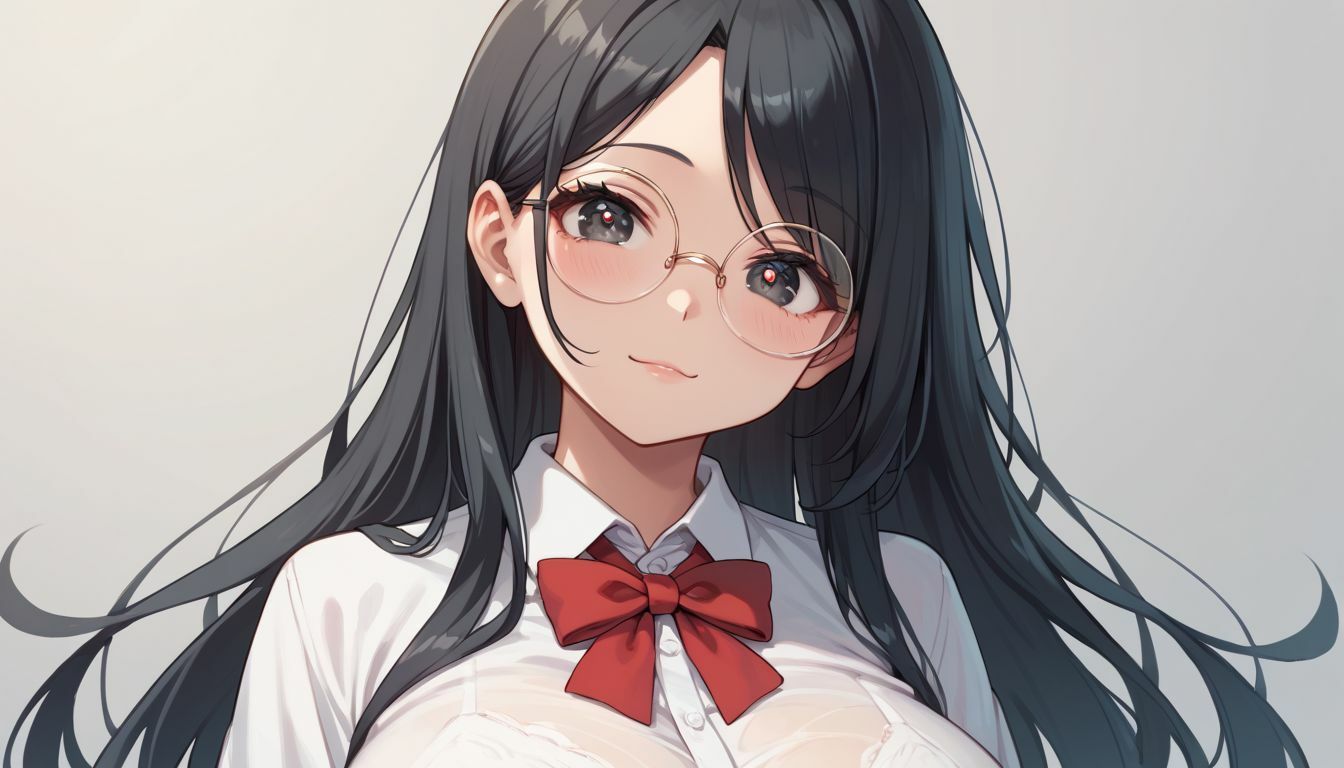 爆乳の委員長を淫乱調教してみた件 画像1